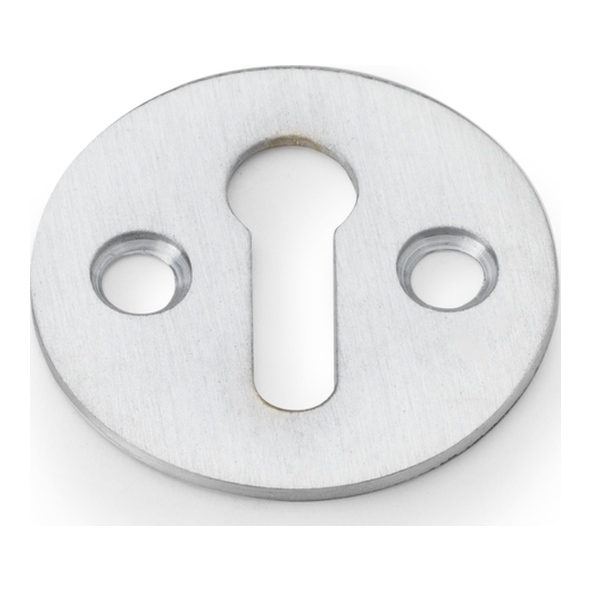 AW399SC • Satin Chrome • Alexander & Wilks Victorian Standard Profile Escutcheon